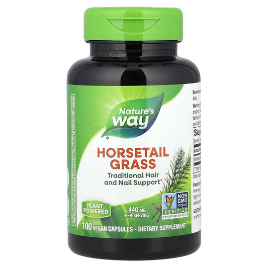 Nature's Way, Horsetail Grass, 440 mg, 100 Vegan Capsules - Medaid International