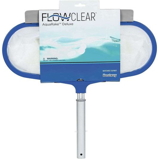 AquaRake Deluxe Aluminum Pool Leaf Skimmer - Medaid International