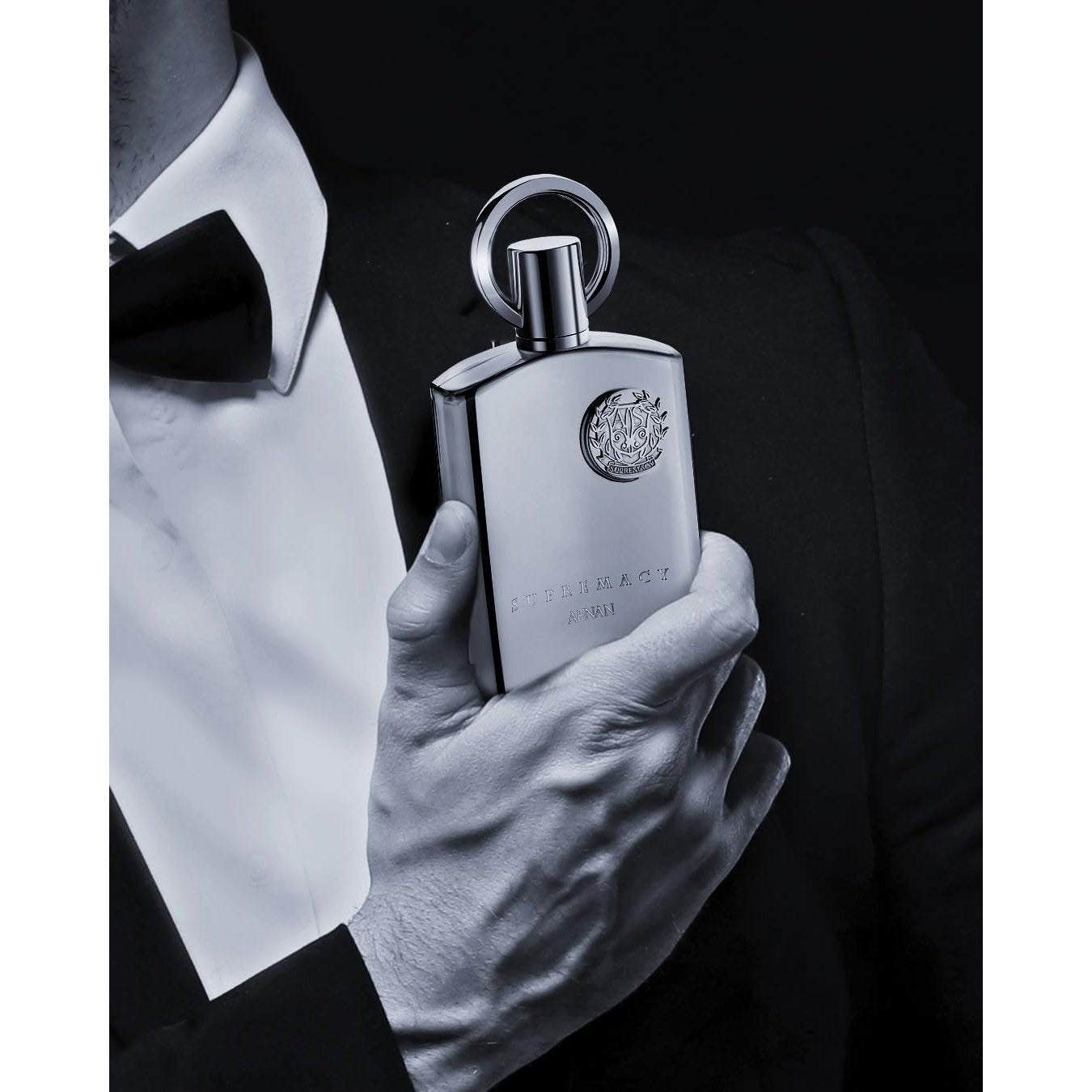 Afnan Supremacy Silver Eau de Parfum for Men, 3.4 Fl. Oz - Medaid International