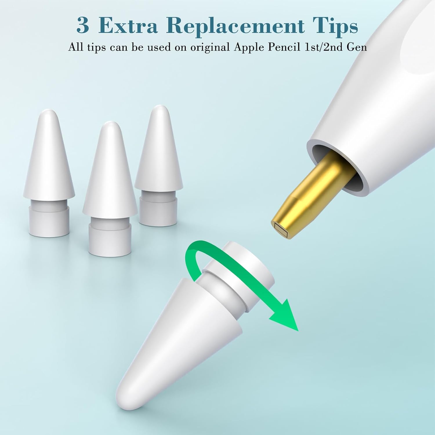 iPad Pencil 9th&10th Generation, 10 Mins Fast Charge Stylus Pen