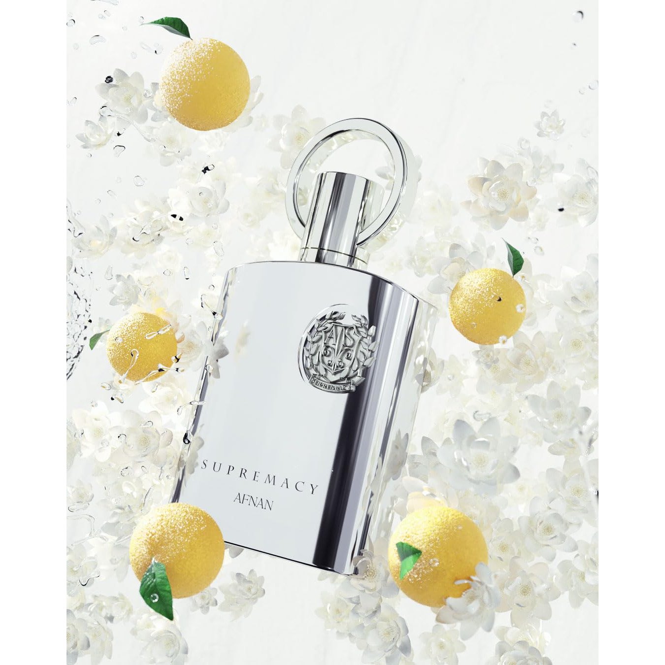 Afnan Supremacy Silver Eau de Parfum for Men, 3.4 Fl. Oz - Medaid International