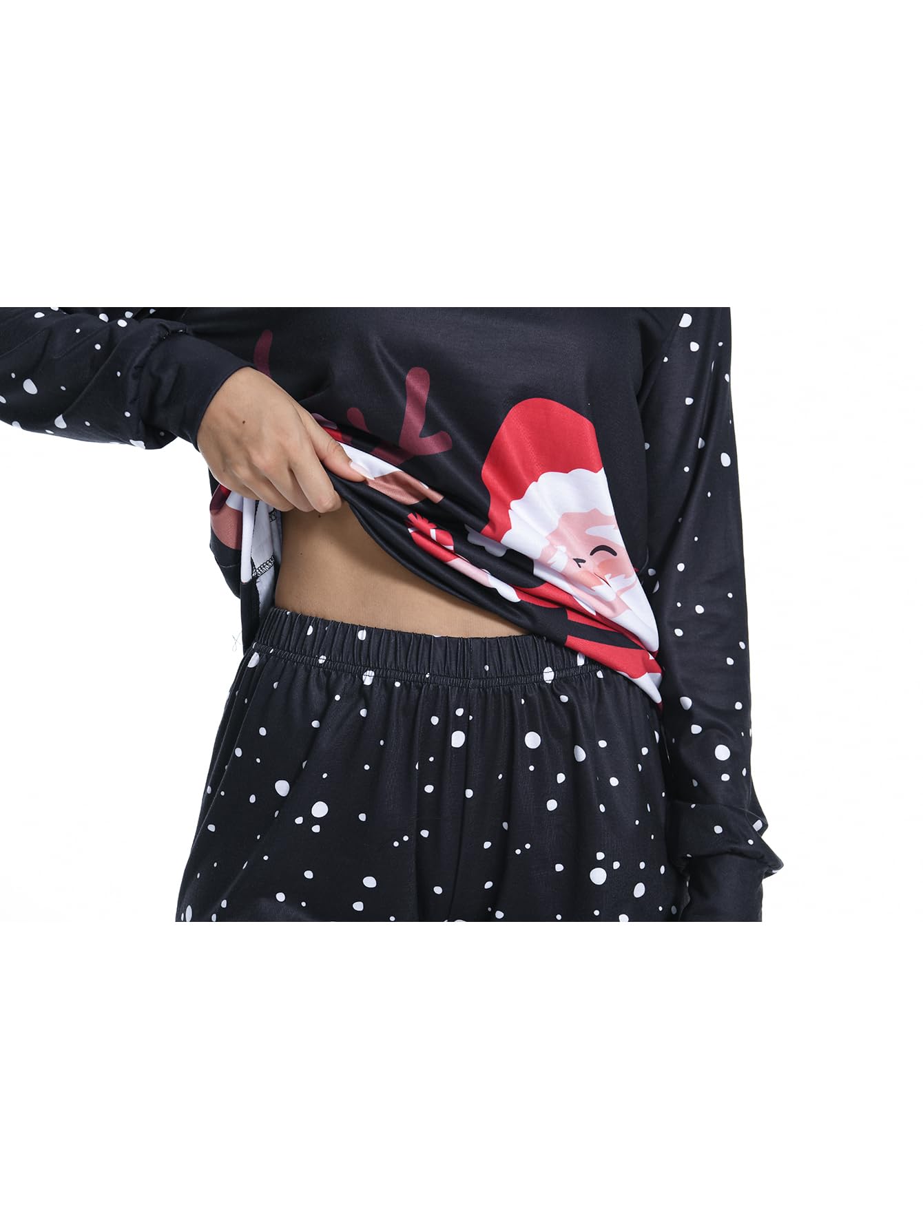 VENTELAN Family Matching Christmas Pajamas Set Holiday Santa Claus Sleepwear Xmas PJS Set for Couples and Kids,Men,2XL - Medaid International