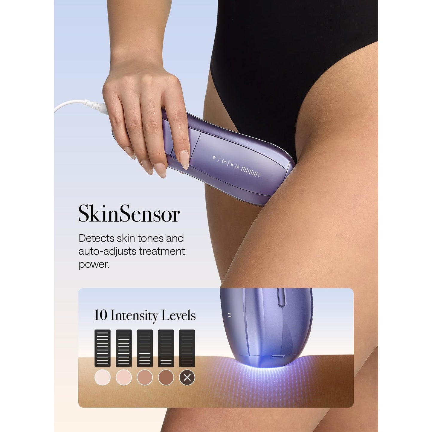 Ulike Laser Hair Removal, Air 10 IPL Hair Removal Device with Ice Cooling, Dual Lights, SHR Mode for Women & Men, Limited Holiday Set with Aloe Vera Gels, Gem Stickers, Christmas Cards & Storage Bag - Medaid International