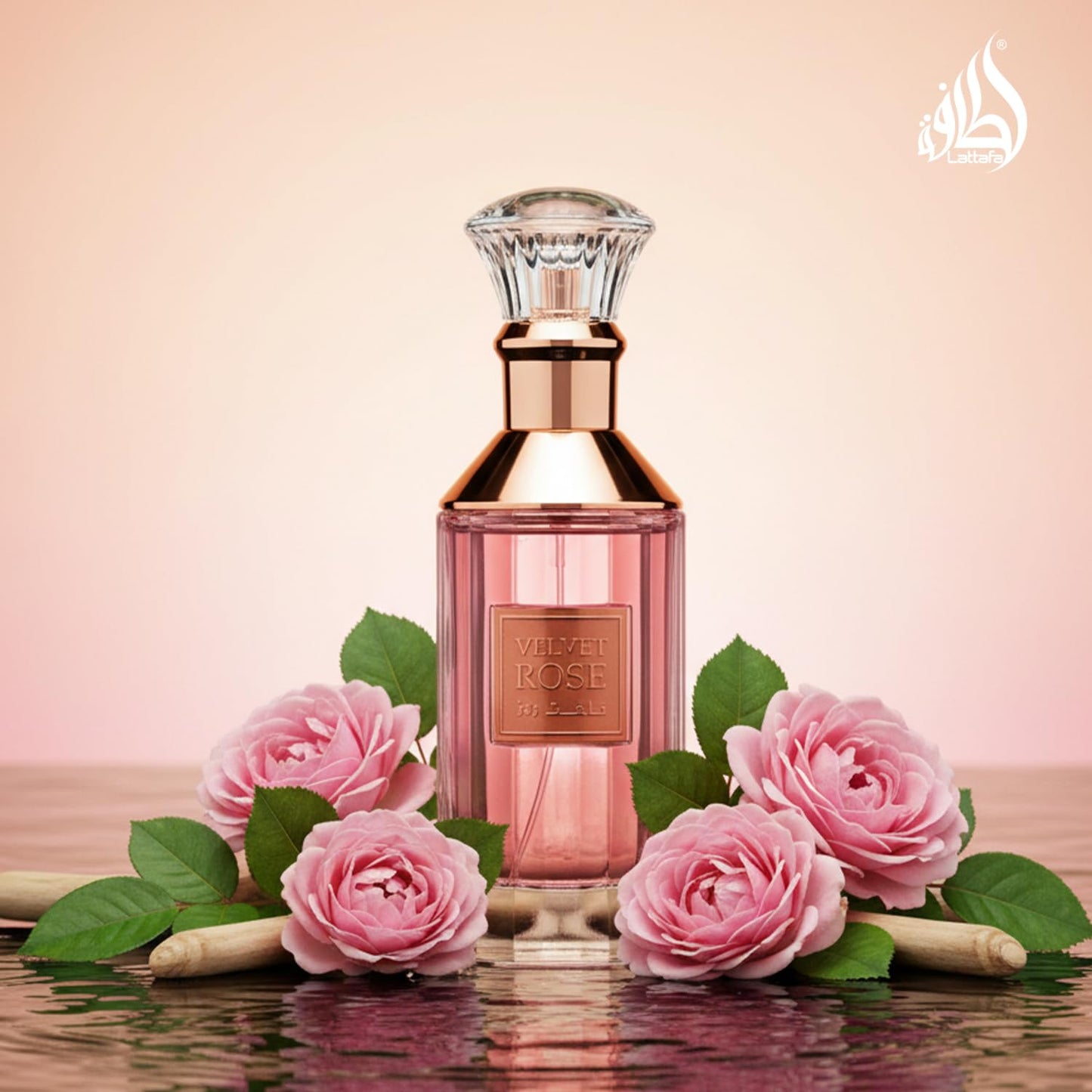 Lattafa Perfumes Velvet Rose for Unisex Eau de Parfum Spray, 3.4 Ounce - Medaid International