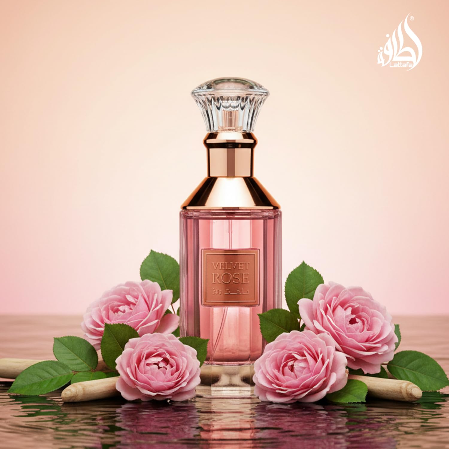 Lattafa Perfumes Velvet Rose for Unisex Eau de Parfum Spray, 3.4 Ounce - Medaid International