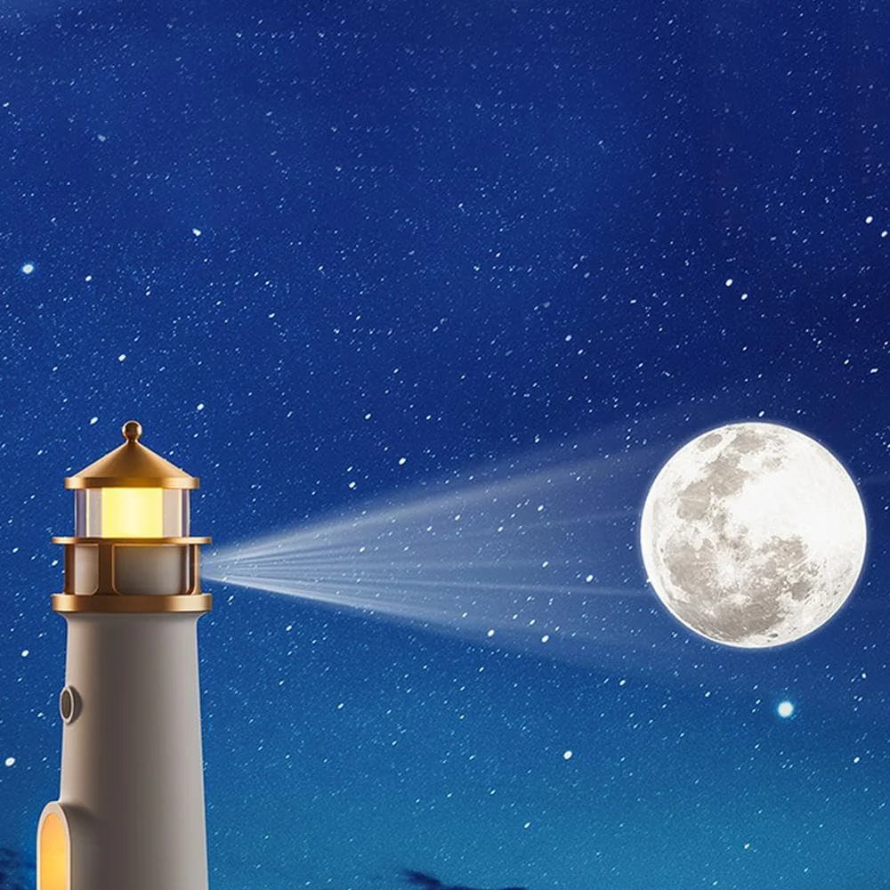 Lighthouse Moon Projector Lamp - Medaid International