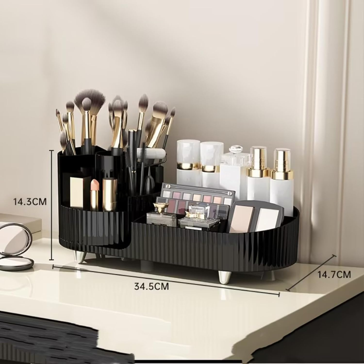 Large Rotating Makeup Organizer - Medaid International