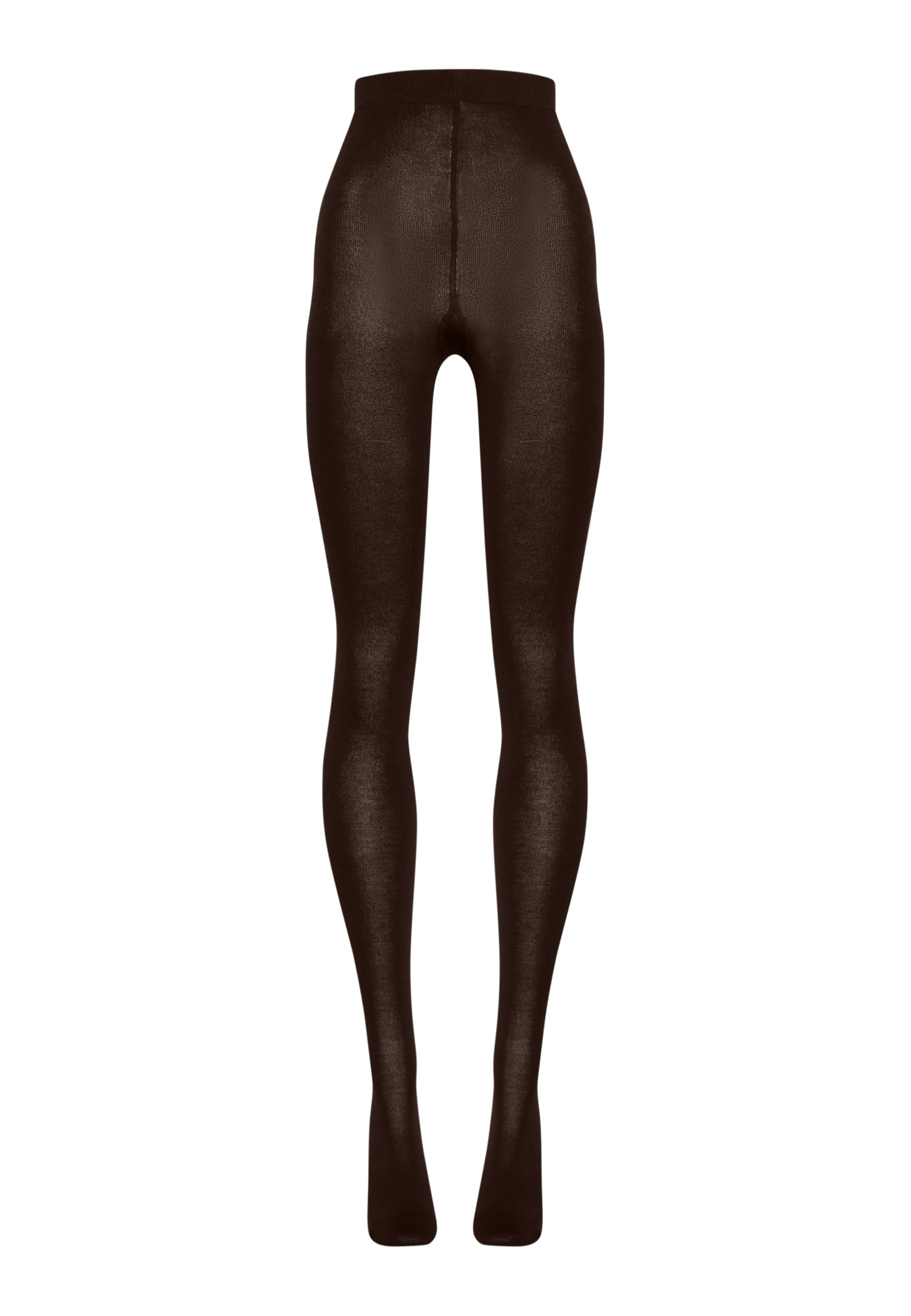 Wolford Cashmere/Silk Tights For Women Luxury Soft Sustainable Warm Hosiery Pantyhose Sheer Durable Reinforced Toe Sole Heel mocca Brown Medium - Medaid International
