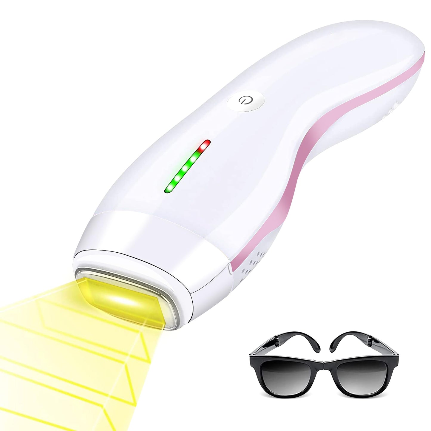 DEESS IPL Hair Removal Device, GP589 Unlimited Flashes Laser Hair Removal for Women & Men, Long-Lasting Result & Safe, at-Home Hair Remover System for Face, Bikini Line, Whole Body - Medaid International
