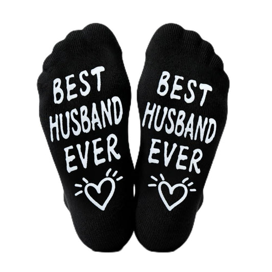 Sudaporn Husband Sock Gifts for Him Hubby Anniversary Birthday Christmas Gifts from Wife Wifey, Hubby Crew Socks for Father Day Gift Husband Soft Sock Christmas Xmas Stocking Stuffer - Medaid International