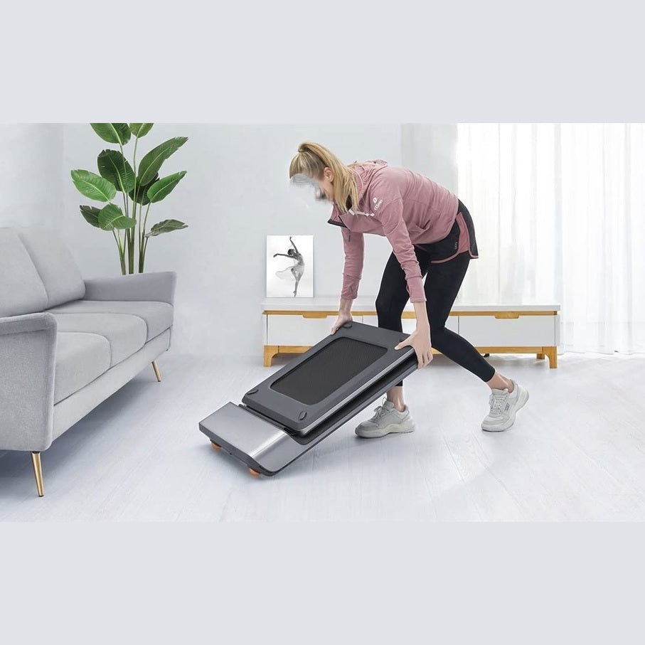 ZKSKOX Desk treadmill Thin Electric Treadmill Foldable Remote Walking Treadmill/App Controlled Fitness Running Mat Home - Medaid International