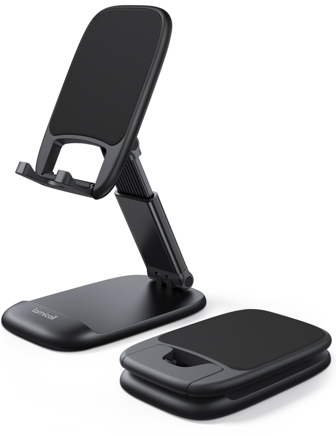 Lamicall Cell Phone Stand for Desk - [Height Adjustable] Foldable Mobile Phone Holder, Portable Stand for iPhone 17 16 15 14 13 12 11 Pro Max Plus Air, Galaxy S25 S24, Cellphones, Office Accessories - Medaid International