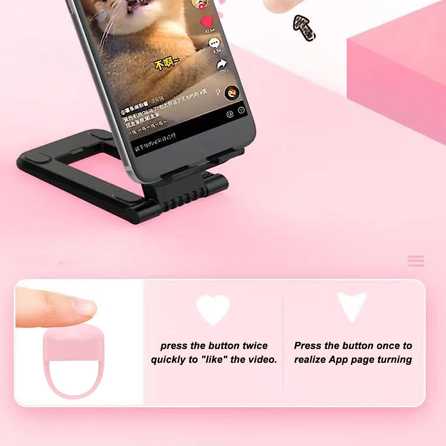 TikTok Bluetooth Ring, TikTok Scroll Remote, TikTok Bluetooth Remote Control - Medaid International