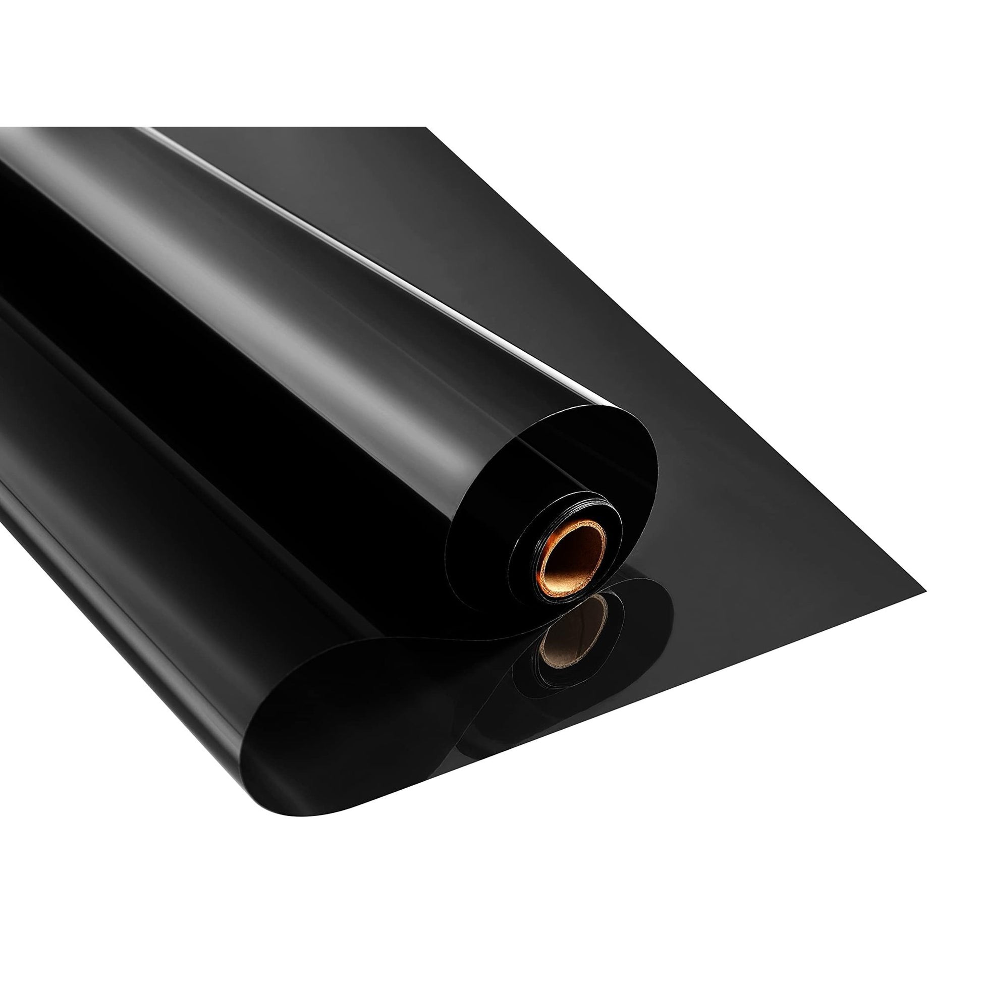 Heat Control Window Film, Window Tint Sun Blocking Blackout and UV Protection, one-Way Privacy Mirror Reflective Film,Explosion-Proof Premium PET Material Cosmic Black, 17.5 Inch x 6.5 Feet - Medaid International