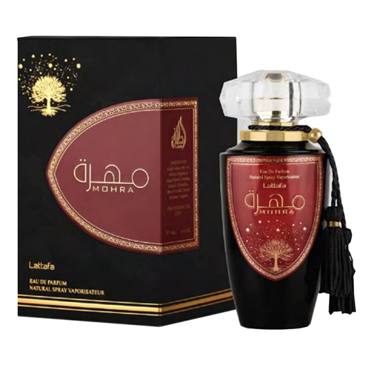 LATTAFA MOHRA PERFUME - 100ml | Extra Long Lasting Luxury Perfume Scent | Eau De Parfume | All Day Fragrance | - Medaid International