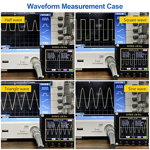 Beffkkip - 138Pro Digital Oscilloscope Kit with 2.4" LCD, 200kHz, Portable Design