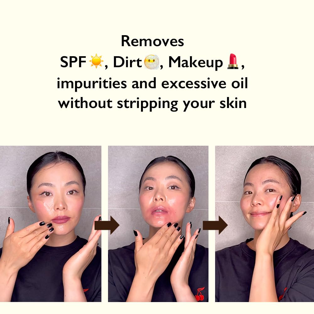 HARUHARU wonder Black Rice Moisture Cleansing Oil, Travel Size, Double Cleansing, Daily Makeup remover, Pore Oil Cleanser, Korean Skincare, Non-comedogenic, Holiday Stocking Stuffer, 1.0 fl oz - Medaid International