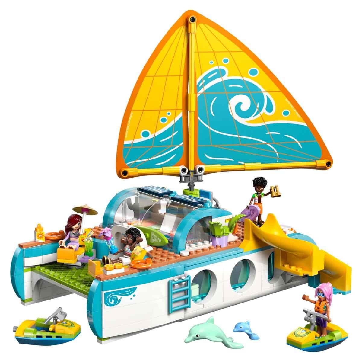 Lego 42664 Friends Boat Adventure Toy, Birthday Gift, Blocks, Girls, Boys, Kids, 8 Years Old, 9 Years Old, 10 Years Old, Elementary School, Vehicles, Boats, Pretend Play, Mom, Father - Medaid International