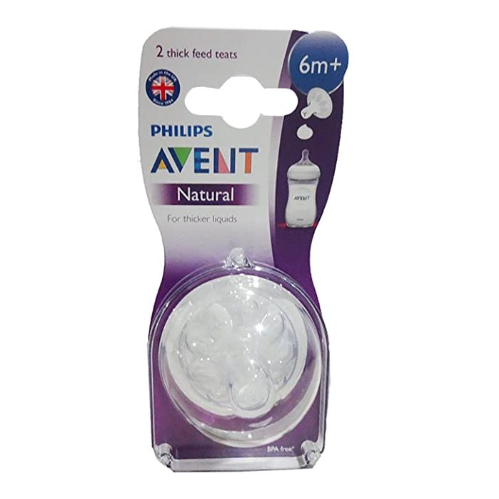 Avent natural nipple 6m+ 1 flow - Medaid International