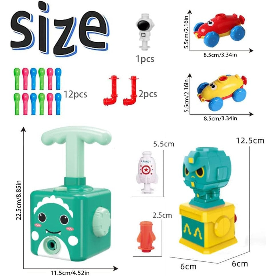 Launcher Tower Balloon Pump Car Toy Set - Medaid International