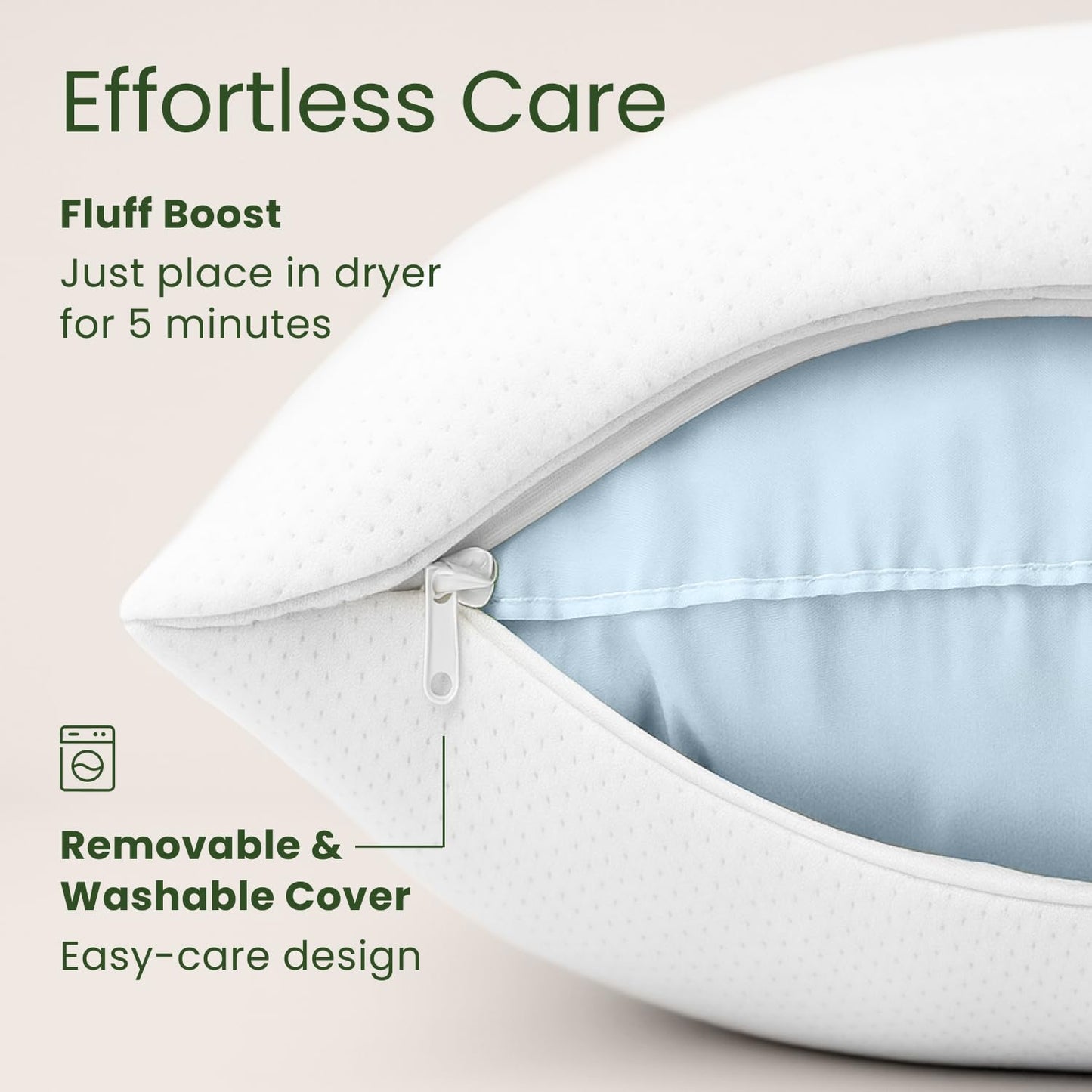 Memory Foam Pillows Queen Size Set of 2 - Cooling Bed Pillows for Sleeping - Back, Stomach, Side Sleeper Firm, Comfy Cool Shredded - 2 Pack, Rayon Derived from Bamboo - Medaid International