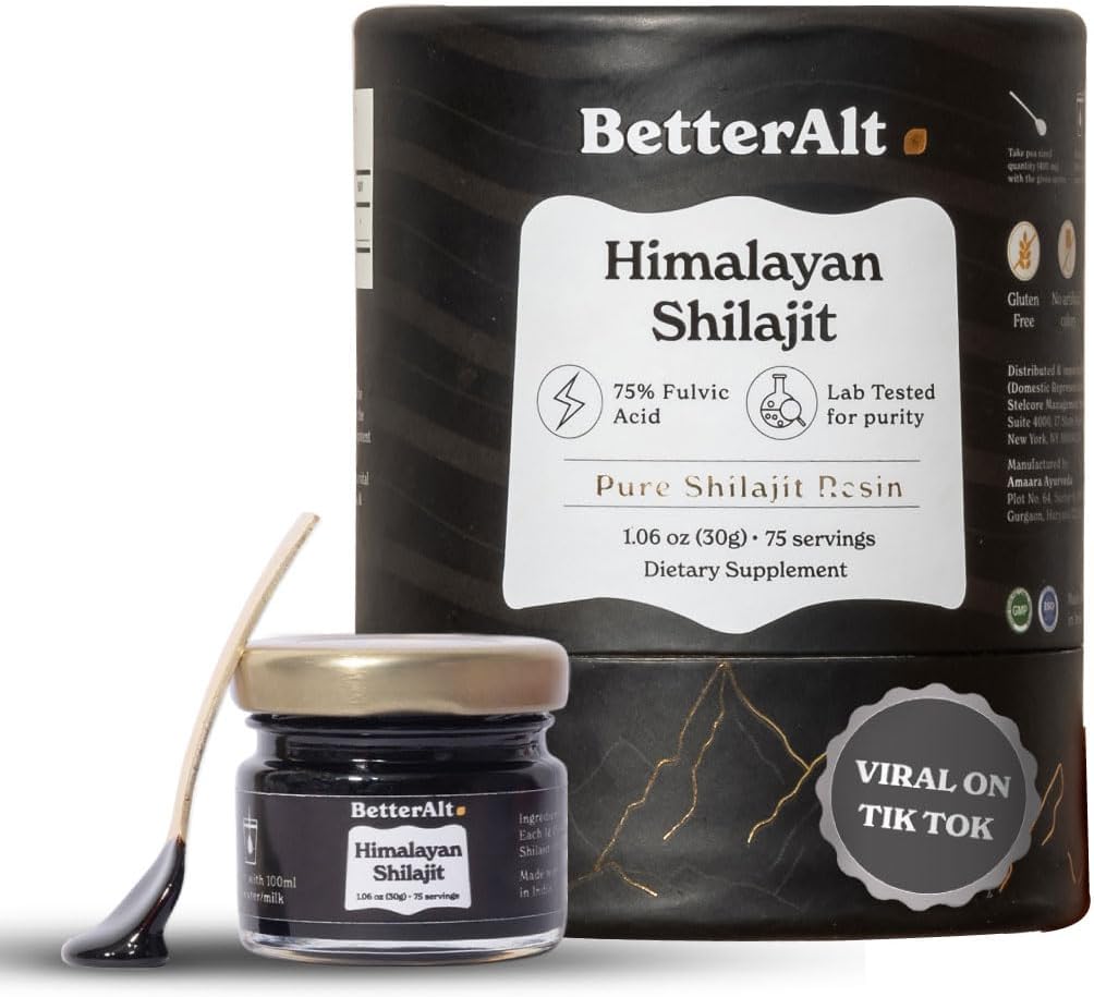 Pure Himalayan Shilajit Gummies with 100% Shilajit |High Potency Gold Grade| 60 Gummies for Energy Boost & Immune Support, 75%+ Fulvic Acid| Travel Friendly - Tamarind Flavor - Medaid - Lebanon