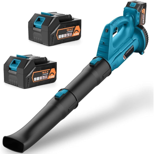 Leaf Blower - 320CFM 150MPH Leaf Blower Cordless with Battery & Charger, Electric Leaf Blower Battery Powered Leaf Blower Lightweight for Snow Blowing & Lawn Care Yard Cleaning - Medaid International