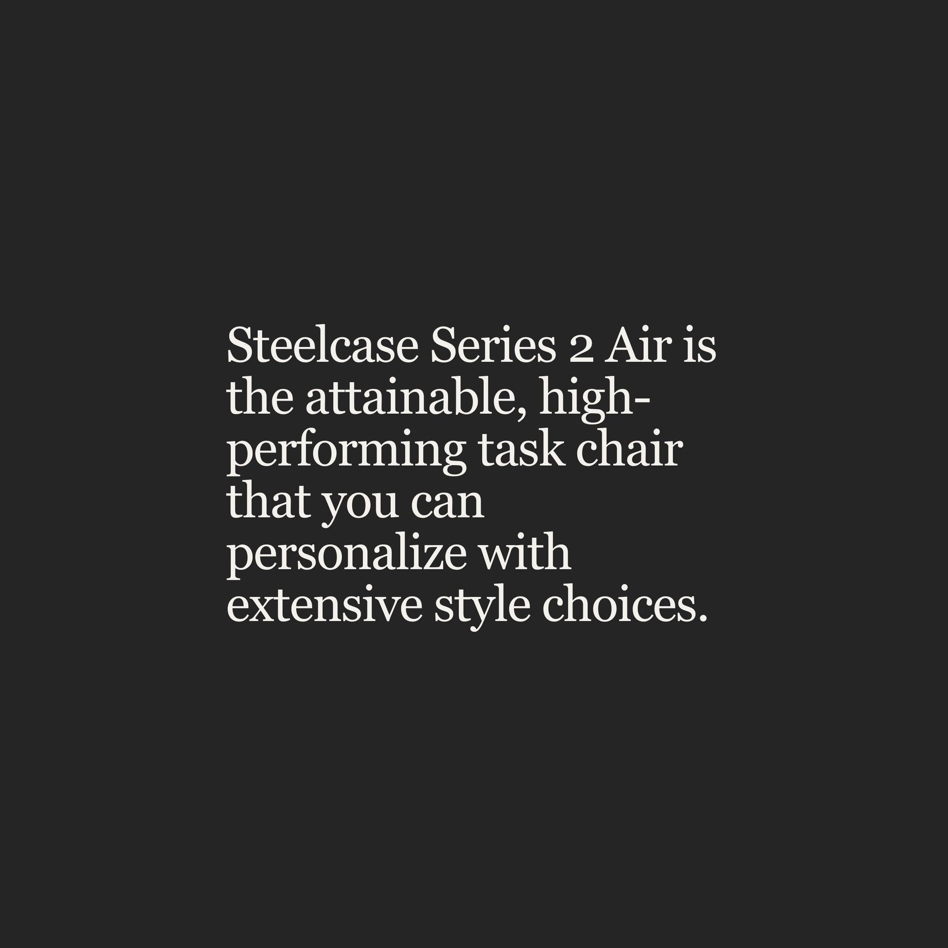 Steelcase Series 2 Office Chair - Ergonomic Work Chair with Wheels for Carpet - with Back Support, Weight-Activated Adjustment & Arm Support - Adjustable Rolling Chairs for Desk - Graphite - Medaid International