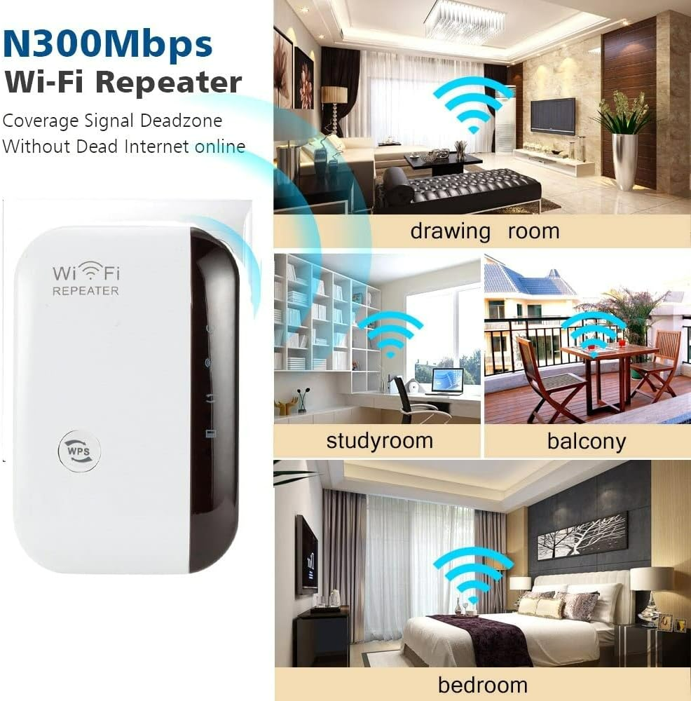 WLAN Signal Repeater Wireless Amplifier Range Extender Router LAN Access Point - Medaid International