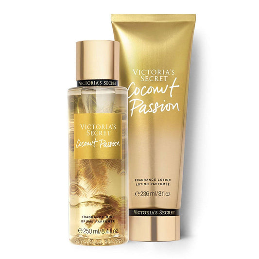 Victoria's Secret Coconut Passion Mist & Lotion Set - Medaid International