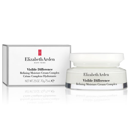 Elizabeth Arden Visible Difference Refining Moisture Cream Complex, Daily Face Moisturizer, Prevents Hydration Loss, Dermatologist and Clinically Tested, 2.5 Oz - Medaid International
