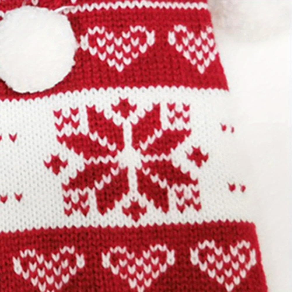 Christmas Bottle Topper Decor - Santa Wine Bottle Cover with Design, Festive Party Decoration for Holiday Home Decor, Christmas Party Supplies - Medaid International