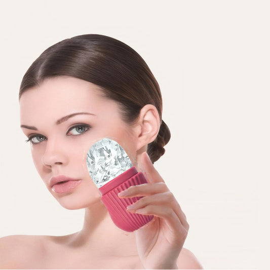 Reusable Facial Ice Roller,Silicone Ice Cube Facial Mold for Pore Tightening,Puffiness,Glowing Skin–Cold Therapy Beauty Tool for Home Skincare,Sensitive Skin - Medaid International