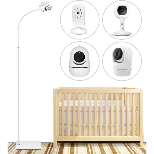 Flexible Adjustable Height Mount for Infant Optics DXR-8 Pro and Hellobaby HB6550 HB65/HB66/HB248 and Also Compatible with The Nanit Pro Smart Baby Monitor & Flex Stand - Medaid International