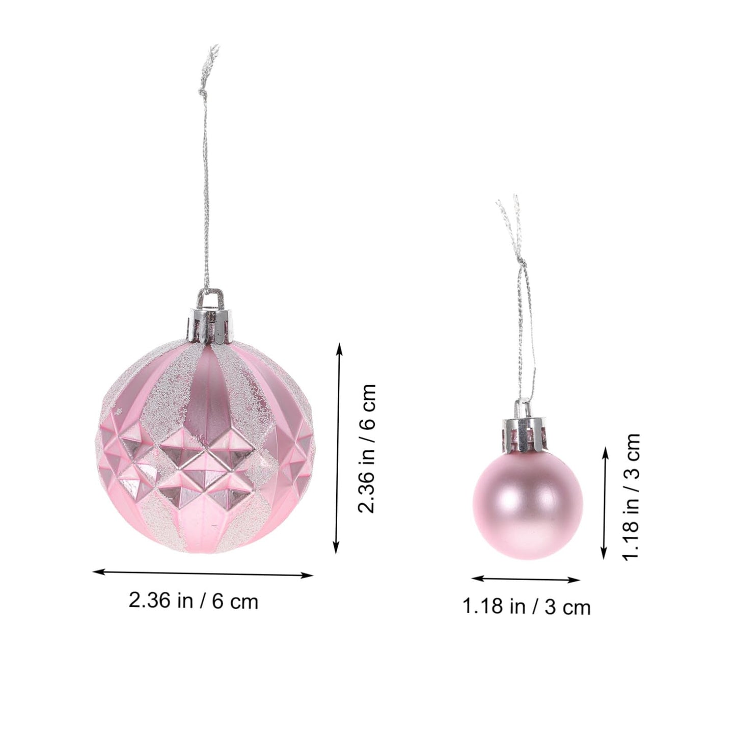 Outdoor Christmas Ornaments Ball Decorations Xmas Tree Balls - Medaid International