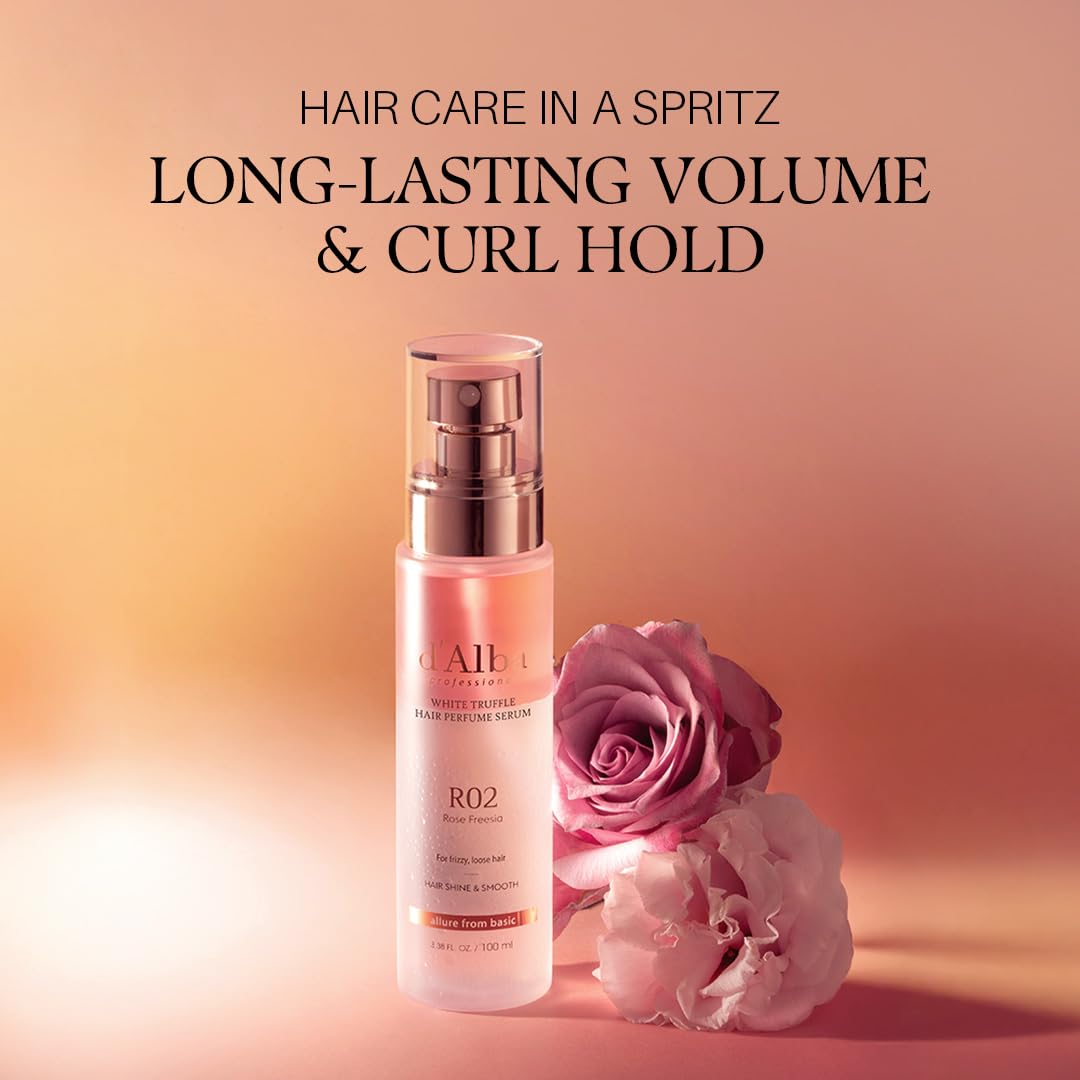 d'alba Piedmont Italian White Truffle Professional Repairing Hair Perfume Serum Fragrance (1.69 fl oz) - Medaid International