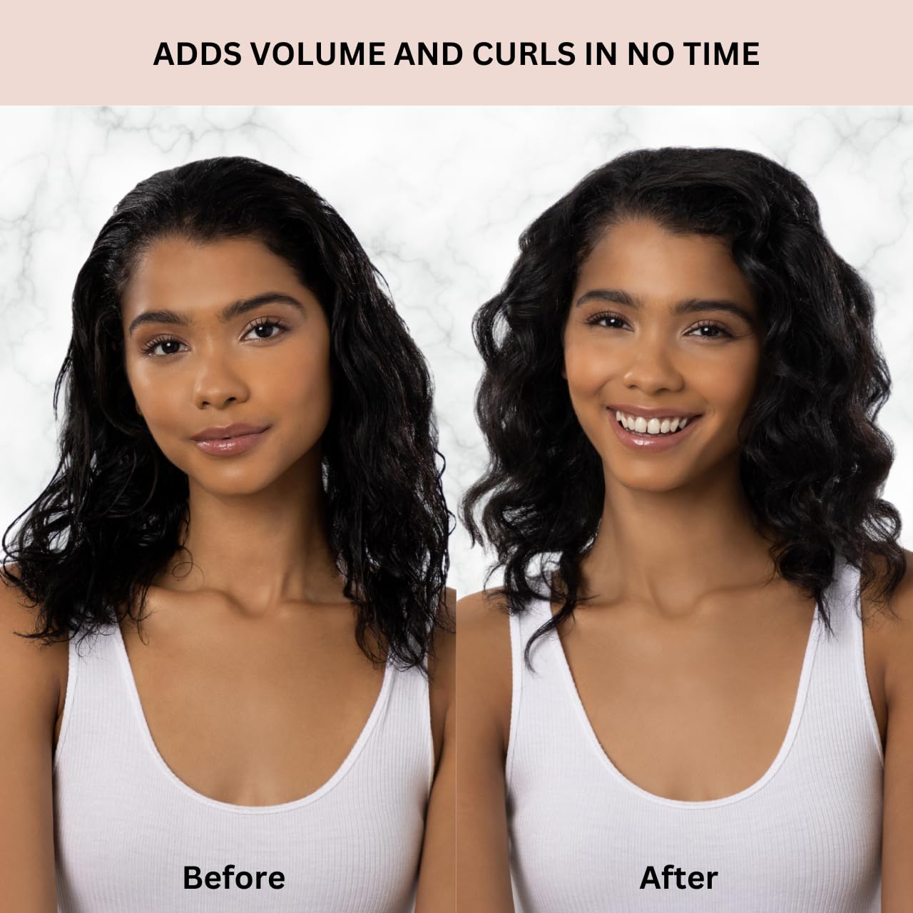 Kitsch Satin Pillow Rollers -Heatless Hair Curler, Hair Rollers, Heatless Curls Overnight, Flexible Curling Rods for Long &Short Hairs, Flexi Rod Curlers to Sleep in, Overnight Blowout Rods-6pc Marble - Medaid International