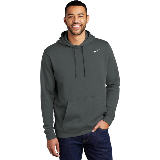 Nike Club Fleece Pullover Hoodie Anthracite - Medaid International