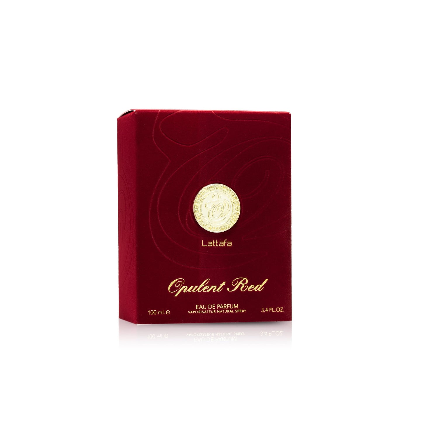 Lattafa Perfumes Opulent Red for Unisex Eau de Parfum Spray, 3.4 Ounce (137662) - Medaid International