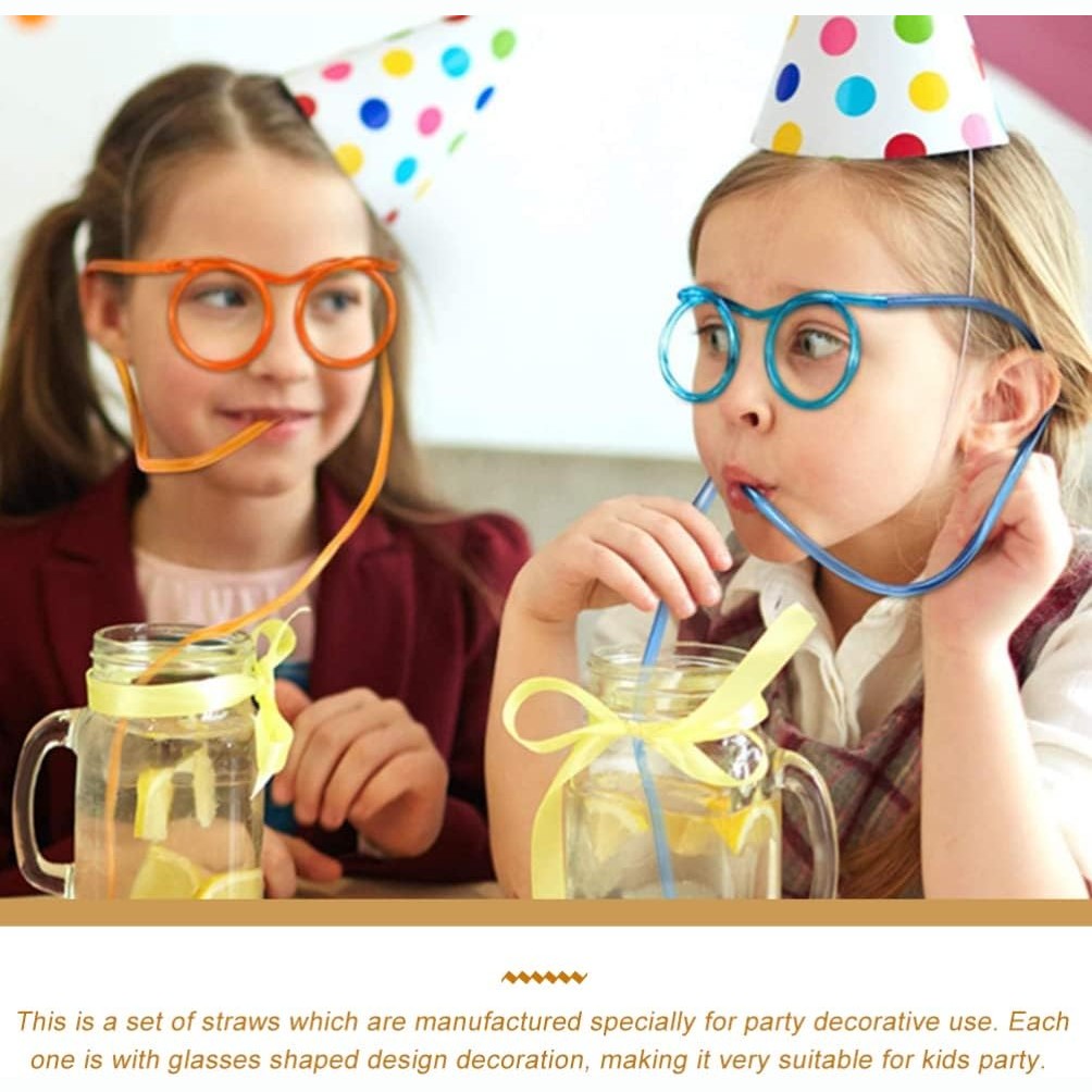 Fun Eyeglasses Drinking Straw - Medaid International