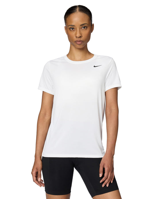 Nike Women's Dri-Fit Legend T-Shirt, White/Black, Medium - Medaid International