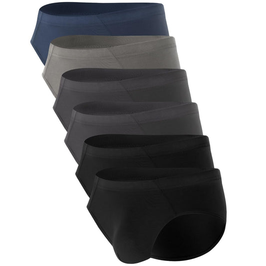 BAMBOO COOL Men's Underwear Briefs Fabric Covered Waistband Underwear Breathable Briefs with 3D Pouch Tagless Panties for Men - Medaid International