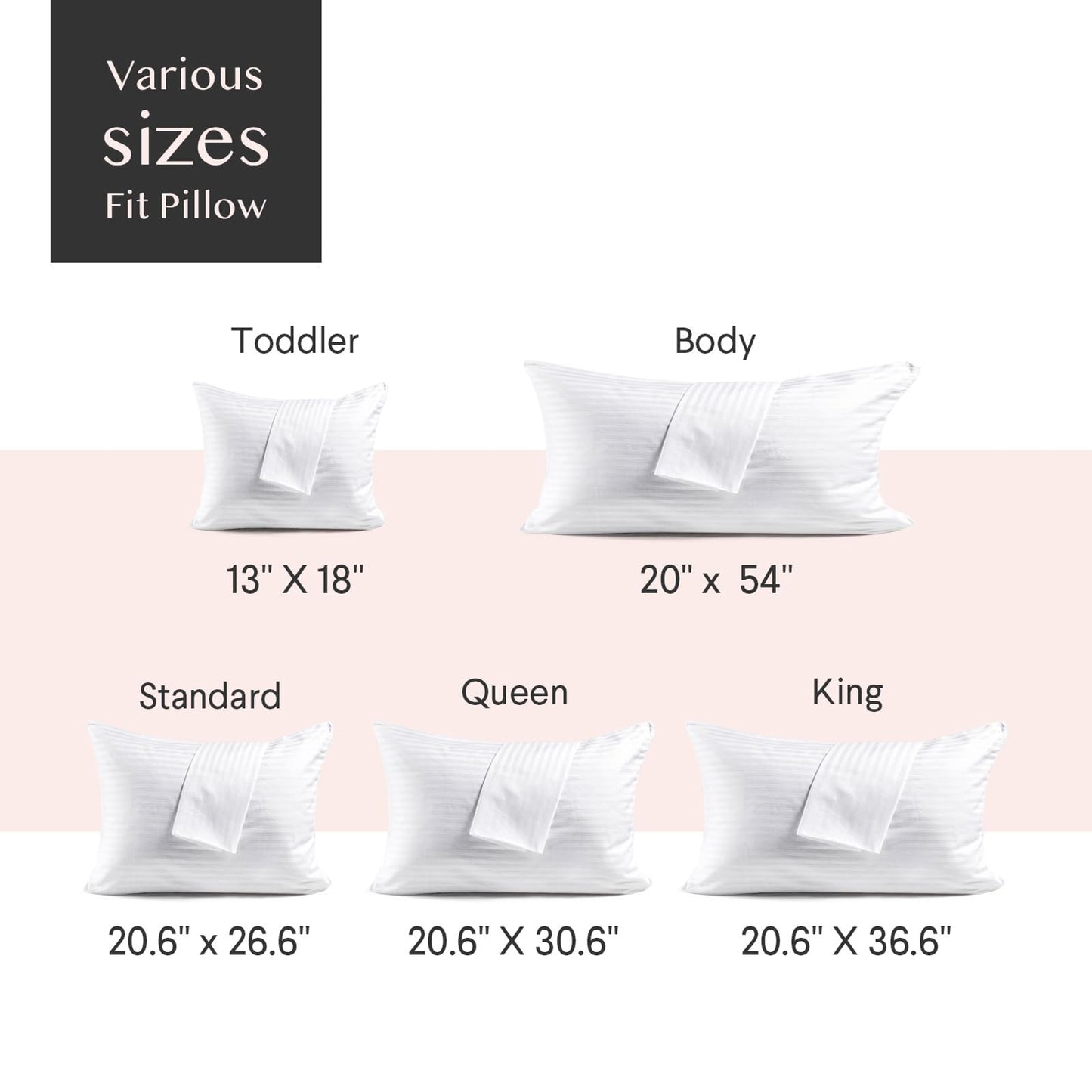 FAUNNA 600TC 100% Cotton Pillow Protectors, Standard Size (20x26), 4 Pack, Oeko-TEX Certified, Hotel Grade Pillow Cover with Silent Zipper, Zip Up Pillow Cases, White - Medaid International