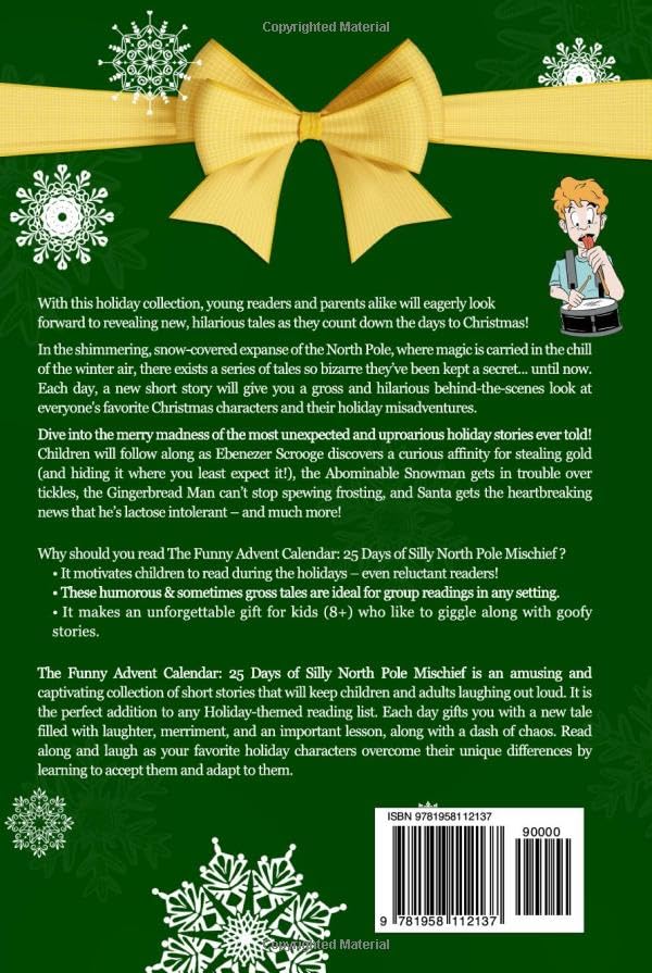 The Funny Advent Calendar 25 Days of Silly North Pole Mischief: Goofy Short Stories Christmas Book Collection for Silly Kids Ages 8-12 Who Love Holidays and Jokes (Holiday Humor) - Medaid International