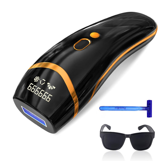 Laser Hair Removal, IPL Hair Removal Permanent for Women and Men, Hair Removal Device 999999 Flashes at-Home for Facial Legs Arms Whole Body Treatment - Medaid International