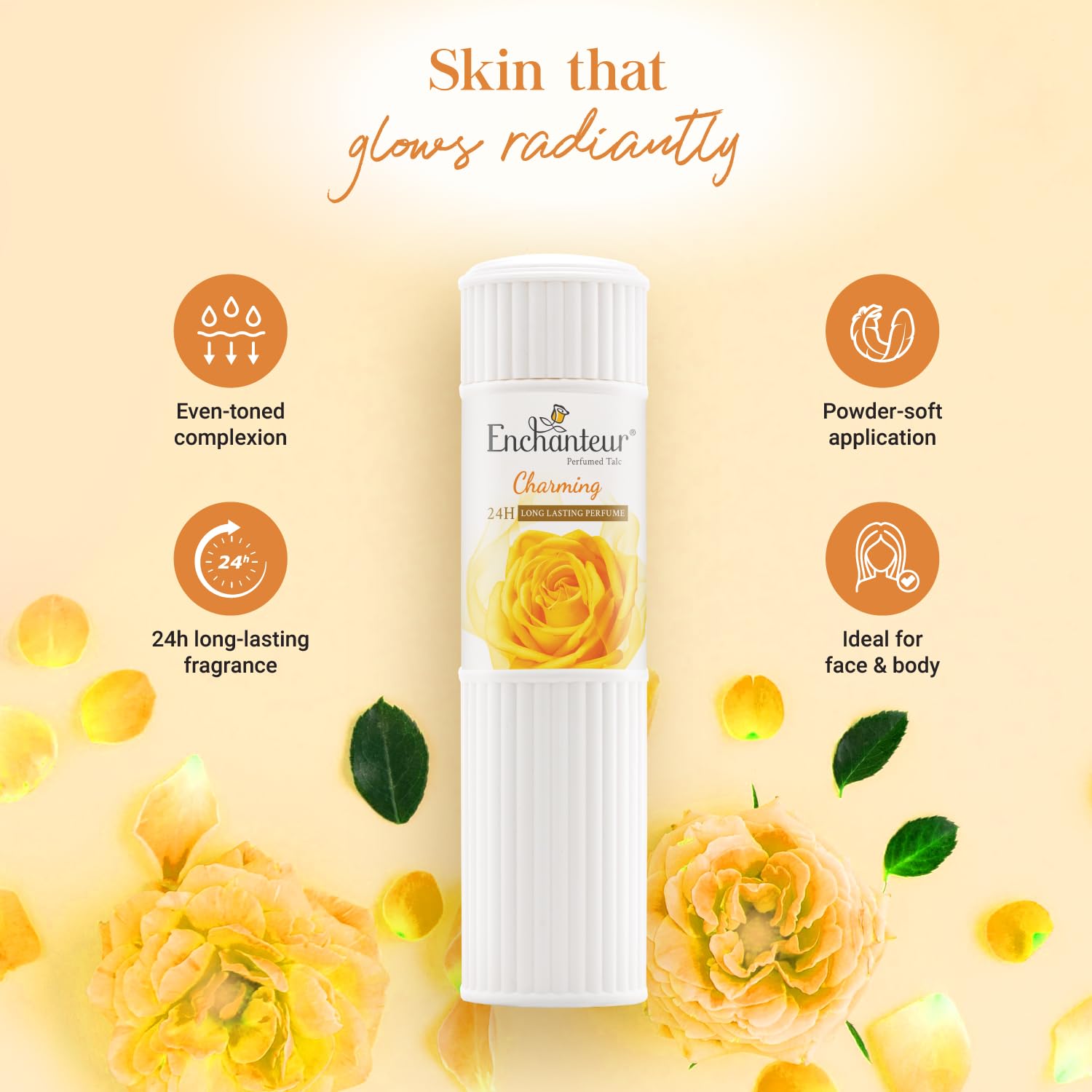 Enchanteur Perfumed Talc, Charming, 250g - Medaid International