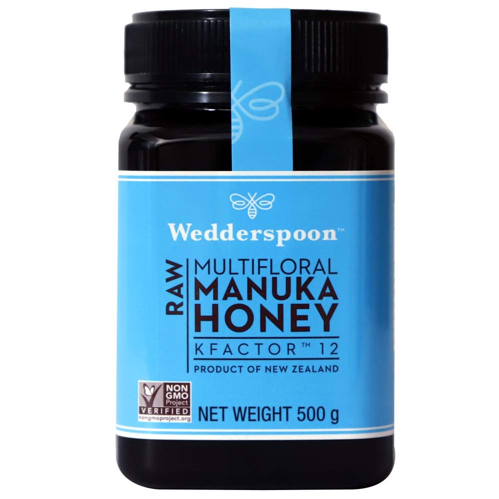 Wedderspoon Raw Premium Manuka Honey, KFactor 12, 17.6 Oz (500g), Unpasteurized, Genuine New Zealand Honey, Non-GMO Superfood, Traceable from Our Hives to Your Home - Medaid International