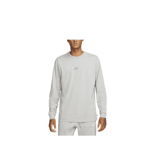 Nike Sportswear Premium Essentials Men's Long-Sleeve T-Shirt (Dark Grey Heather, DO7390-063) Size Medium - Medaid International