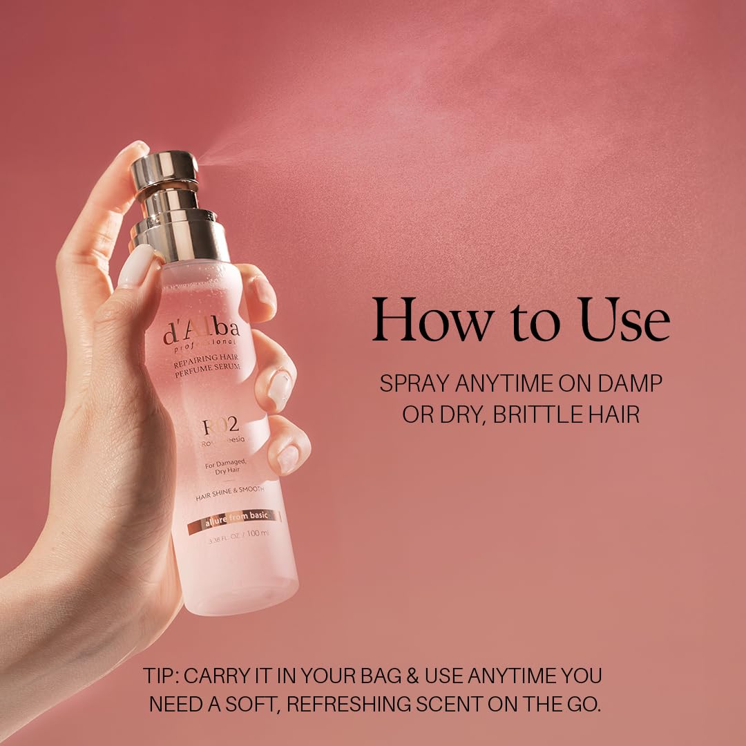 d'alba Piedmont Italian White Truffle Professional Repairing Hair Perfume Serum Fragrance (1.69 fl oz) - Medaid International