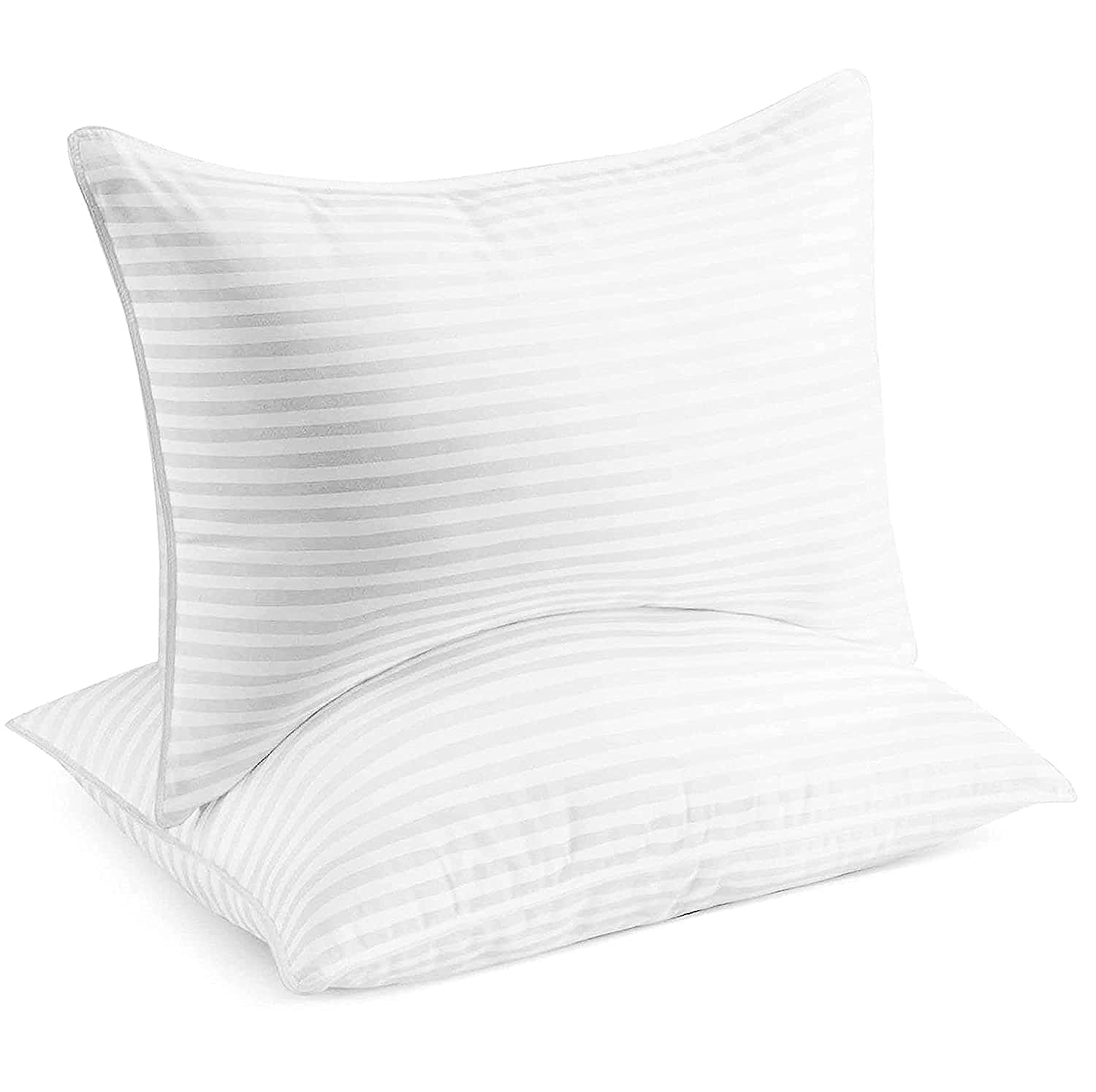 Beckham Hotel Collection Bed Pillows Standard/Queen Size Set of 2 - Original Down Alternative Pillow for Sleeping - Bedding for Back, Stomach or Side Sleepers - Medaid International